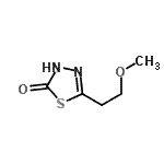 CAS#: 84352-78-3， 5-(2-Methoxyethyl)-1,3,4-thiadiazol-2(3H)-one