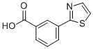 结构式 CAS# 847956-27-8, 3-噻唑-2-基-苯甲酸