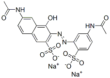 CAS#: 84852-31-3， Disodium 6-(Acetylamino)-3-[[5-(Acetylamino)-2-Sulphonatophenyl]Azo]-4-Hydroxynaphthalene-2-Sulphonate