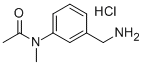 结构式 CAS# 849020-90-2, N-[3-(氨基甲基)苯基]-N-甲基乙酰胺盐酸盐