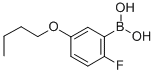 结构式 CAS# 849062-31-3, 5-丁氧基-2-氟苯硼酸