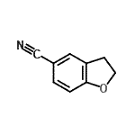 结构式 CAS# 84944-75-2, 2,3-二氢-1-苯并呋喃-5-甲腈