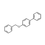 结构式 CAS# 84954-30-3, 4-(苄氧基)联苯