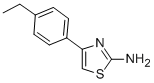 结构式 CAS# 85112-35-2, 4-(4-乙基-苯基)-噻唑-2-基胺