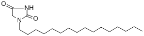 结构式 CAS# 85117-82-4, 1-正十六烷基海因
