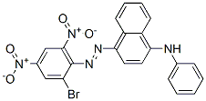 CAS 登录号：85136-51-2， 4-[(2-溴-4,6-二硝基苯基)偶氮]-N-苯基萘-1-胺