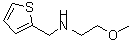 结构式 CAS# 852399-96-3, 2-甲氧基-N-(2-噻吩基甲基)乙胺