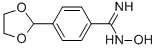 结构式 CAS# 852691-00-0, 4-(1,3-二氧戊环-2-基)-N-羟基苯甲脒