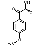 CAS#: 85277-58-3， (2R)-2-Chloro-1-(4-methoxyphenyl)-1-propanone