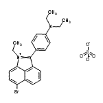CAS#: 85283-89-2， 6-Bromo-2-[4-(Diethylamino)Phenyl]-1-Ethylbenz[cd]Indolium Hydrogen Sulphate