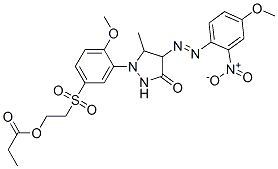 CAS#: 85409-56-9， 2,4-Dihydro-4-[(4-Methoxy-2-Nitrophenyl)Azo]-1-[2-Methoxy-5-[[2-(Propionyloxy)Ethyl]Sulphonyl]Phenyl]-5-Methyl-3H-Pyrazol-3-One
