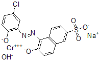 CAS#: 85452-86-4， Sodium 5-[(5-Chloro-2-Hydroxyphenyl)Azo]-6-Hydroxynaphthalene-2-Sulphonato(3-)]Hydroxychromate(1-)