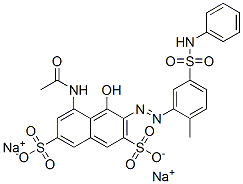 CAS#: 85455-41-0， Disodium 5-(Acetylamino)-4-Hydroxy-3-[[2-Methyl-5-[(Phenylamino)Sulphonyl]Phenyl]Azo]Naphthalene-2,7-Disulphonate