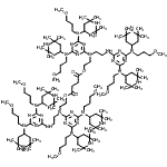 CAS#: 85567-19-7， Butanedioic Acid, Bis[2-[[4,6-Bis[(3-Methoxypropyl)(2,2,6,6-Tetramethyl-4-Piperidinyl)Amino]-1,3,5-Triazin-2-Yl][2-[[4,6-Bis[(3-Methoxypropyl)(2,2,6,6-Tetramethyl-4-Piperidinyl)Amino]-1,3,5-Triazin-2-Yl]Amino]Ethyl]Amino]Ethyl] Ester