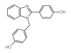 CAS#: 85573-17-7， 4-((2-(4-Hydroxyphenyl)-1H-benzimidazol-1-yl)methyl)phenol