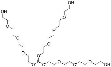 CAS 登录号：85586-65-8， 13-[2-[2-[2-(2-羟基乙氧基)乙氧基]乙氧基]乙氧基]-3,6,9,12,14,17,20,23-八氧杂-13-硼杂二十五烷-1,25-二醇