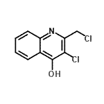 CAS 登录号：856100-78-2， 3-氯-2-(氯甲基)-4-喹啉醇