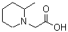 结构式 CAS# 856437-61-1, (2-甲基-1-哌啶基)乙酸
