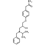 CAS#: 85650-48-2， 2-(4-{3-[Benzyl(isopropyl)amino]-2-hydroxypropoxy}phenyl)acetamide
