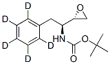CAS 登录号：856765-76-9， (2S,3S)-3-叔丁氧羰基-氨基-1,2-环氧-4-苯基-D5-丁烷