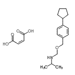 CAS#: 85689-83-4， N-{[(4-Cyclopentylbenzyl)oxy]methyl}-2-propanamine (2Z)-2-butenedioate (1:1)
