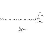 CAS#: 85712-01-2， N-(2,6-Dihydroxy-4-heptanyl)-1-octadecanaminium methyl sulfate