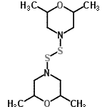 CAS#: 85865-96-9， 4,4'-Disulfanediylbis(2,6-dimethylmorpholine)