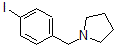 结构式 CAS# 858676-60-5, 1-[(4-碘苯基)甲基]-吡咯烷