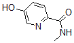 结构式 CAS# 859538-76-4, 5-羟基-N-甲基-2-吡啶甲酰胺