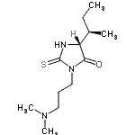 CAS#: 86503-14-2， (5R)-5-[(2R)-2-Butanyl]-3-[3-(dimethylamino)propyl]-2-thioxo-4-imidazolidinone