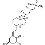 CAS 登录号：86701-33-9， (1R,3S,5Z,7E,23S)-9,10-开链胆甾-5,7,10-三烯-1,3,23,25-四醇