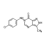 CAS#: 86831-75-6， 6-[(4-Chlorophenyl)amino]-3-methyl-2,6-dihydro-7H-pyrazolo[4,3-d]pyrimidin-7-one