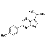 CAS#: 86870-02-2， 3-Isopropyl-7-(4-methylphenyl)[1,2,4]triazolo[4,3-b][1,2,4]triazine