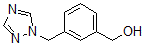 结构式 CAS# 871825-54-6, 3-(1H-1,2,4-三唑-1-基甲基)-苯甲醇