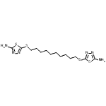 CAS#: 87202-63-9， 5,5'-(1,10-Decanediyldisulfanediyl)bis(1,3,4-thiadiazol-2-amine)