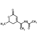 CAS 登录号：872452-07-8， N-[1-(2-甲基-6-氧代-3,6-二氢-2H-吡喃-4-基)乙烯基]乙酰胺