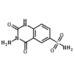 CAS#: 87296-77-3， 3-Amino-2,4-dioxo-1,2,3,4-tetrahydro-6-quinazolinesulfonamide