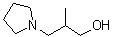 结构式 CAS# 873376-29-5, 2-甲基-3-(1-吡咯烷基)-1-丙醇