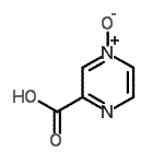 CAS#: 874-54-4， 2-Pyrazinecarboxylic acid 4-oxide