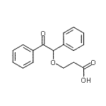CAS#: 879896-64-7， 3-(2-Oxo-1,2-diphenylethoxy)propanoic acid