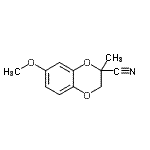 CAS#: 881027-31-2， 7-Methoxy-2-methyl-2,3-dihydro-1,4-benzodioxine-2-carbonitrile