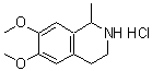 CAS#: 883-87-4， 6,7-Dimethoxy-1-Methyl-1,2,3,4-Tetrahydroisoquinoline Hydrochloride