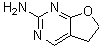 结构式 CAS# 88513-35-3, 5,6-二氢呋喃并[2,3-d]嘧啶-2-胺