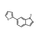 CAS 登录号：885271-95-4， 6-(2-呋喃基)-1H-吲唑