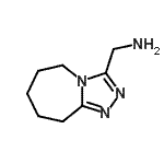 结构式 CAS# 885461-42-7, 1-(6,7,8,9-四氢-5H-[1,2,4]三唑并[4,3-a]氮杂卓-3-基)甲胺
