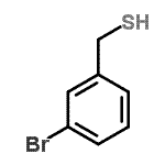 结构式 CAS# 886497-84-3, (3-溴苯基)甲硫醇