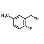 结构式 CAS# 886500-09-0, 2-(溴甲基)-1-氟-4-甲基苯
