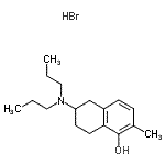 CAS#: 88935-99-3， 6-(Dipropylamino)-2-methyl-5,6,7,8-tetrahydro-1-naphthalenol hydrobromide (1:1)