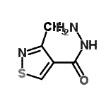 CAS 登录号：89179-69-1， 3-甲基-1,2-噻唑-4-甲酰肼