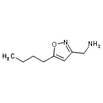 CAS#: 893406-82-1， 1-(5-Butyl-1,2-oxazol-3-yl)methanamine
